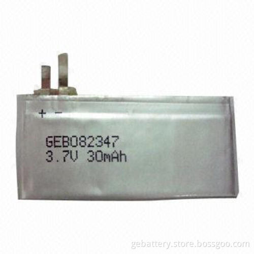 Ultra-thin LiPo Battery for E-card with 3.7V Voltage